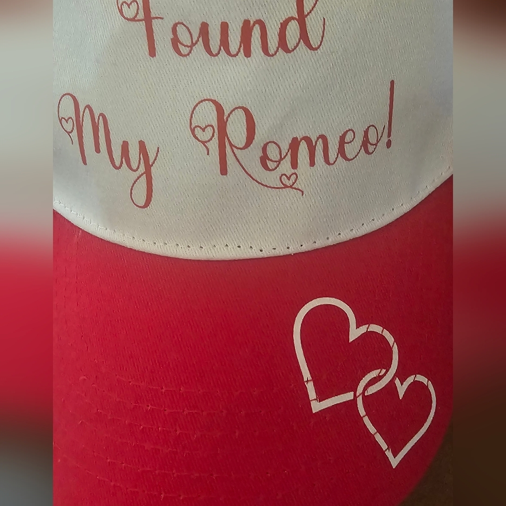 Alexus Bendel Red and White Women's Trucker Hat - Picture 2 of 4